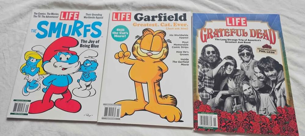 LIFE Magazine Special Editions: The Smurfs, Garfield, and Grateful Dead